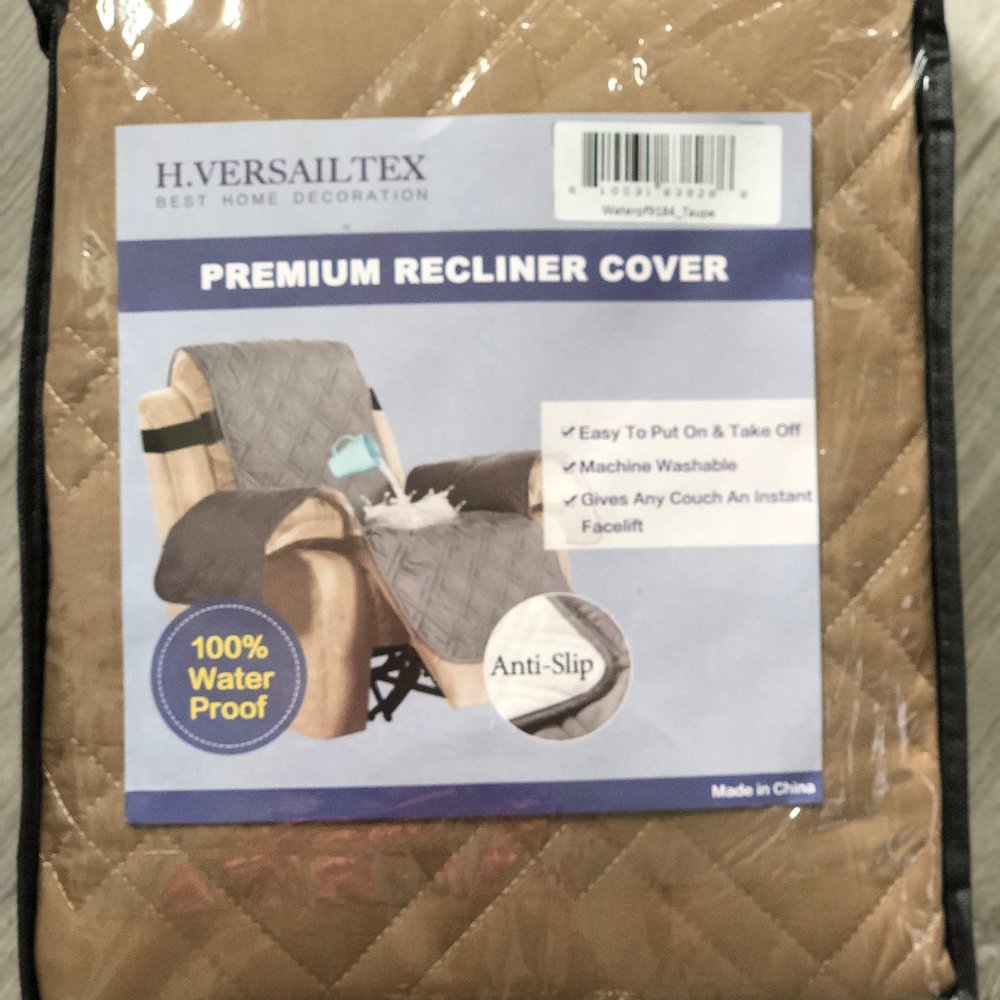 NIP Recliner Slipcover - Color: Taupe